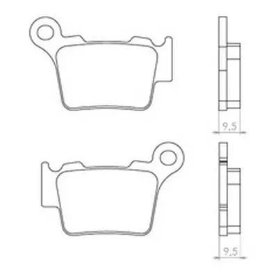 BRENTA brzdové destičky KH368 (organické) (BR3056) (BRENTA brzdové destičky KH368 (organické))