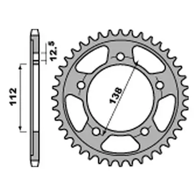 Rozeta PBR 435745C45 (JTR1304.45, STD.+1) (PBR rozeta 4357 45 C45 (JTR1304.45) (STD.+1))