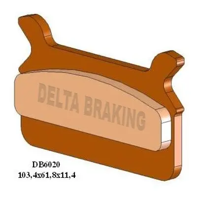 Brzdové destičky DELTA BRAKING DB6020SS-N3 (DELTA BRAKING brzdové destičky POLARIS 120/500/600/7