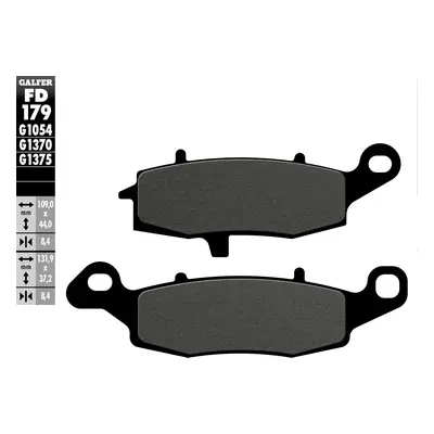 Brzdové destičky Galfer FD179G1054 (KH231) (GALFER brzdové destičky KH231 polokovové)