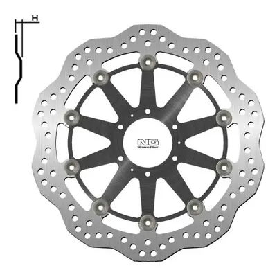 Brzdový kotouč přední NG NG1446XG (NG brzdový kotouč přední HONDA XL 1000V 99-13, VFR CROSSRUNNE