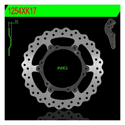 Brzdový kotouč NG Brakes NG1254XKOV17 (NG přední brzdový kotouč s adaptérem 270mm HUSABERG TE/FE