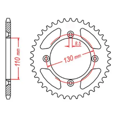 Rozeta MTX 11-4GC-49 (JTR215.49) (MTX PARTS rozeta 4306 49 (JTR215.49))