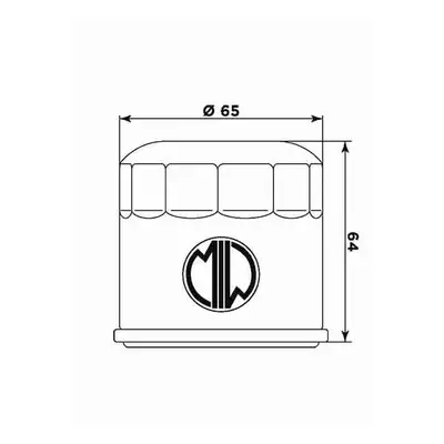 Olejový filtr MIW/MEIWA H1019 (268951) (HF951, 50) (MIW/MEIWA olejový filtr OEM 15153HN7000, 154