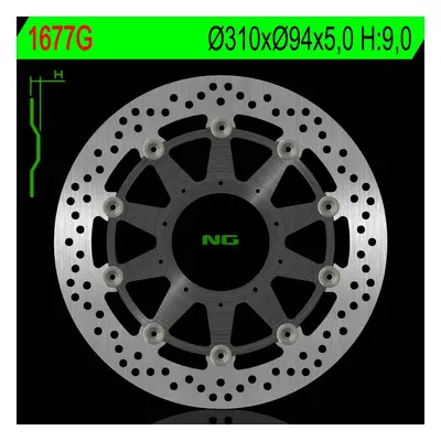 Brzdový kotouč NG Brakes NG1677G (NG brzdový kotouč přední HONDA VFR 800X CROSS RUNNER ABS 15-17