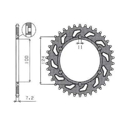 Rozeta SUNSTAR SUN1-4436-43 (JTR745.43, 436643JT) (SUNSTAR rozeta 4366 43 (JTR745.43) (436643JT)