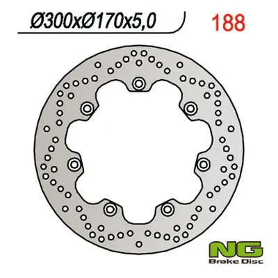 Brzdový kotouč NG Brakes NG188 (NG brzdový kotouč přední/zadní KAWASAKI GPZ 1100/VN 1500 (300X17