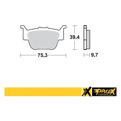 Brzdové destičky PROX 37.208502 (PROX brzdové destičky KH373 HONDA TRX 450R 04-14 zadní)
