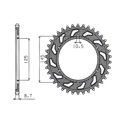 Rozeta SUNSTAR SUN1-5544-46 (3HE, JTR865.46, 86546JT) (SUNSTAR rozeta 865 46 (3HE) (JTR865.46) (