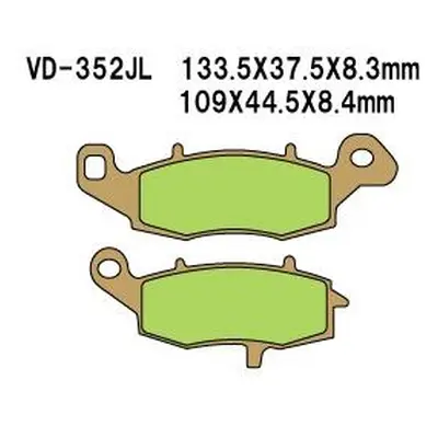 Brzdové destičky VESRAH VD-352 (VESRAH brzdové destičky KH229 vyrobeno v Japonsku)