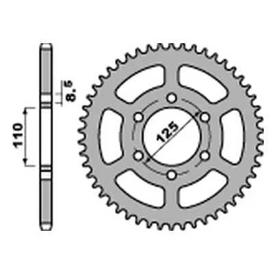 Rozeta PBR 151444C45 (JTR13.44, STD.+5) (PBR rozeta 1514 44 C45 (JTR13.44) (STD.+5))