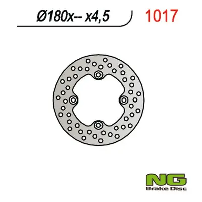 Brzdový kotouč NG Brakes NG1017 (NG TARCZA HAMULCOWA TYŁ CAN-AM (BOMBARDIER) 330/400/650/800 03-