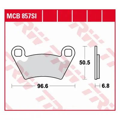 TRW ZF brzdové destičky KH354 sintrované OFFROAD POLARIS RANGER 700 4X4/6X4/6X6 06-09, RANGER 80