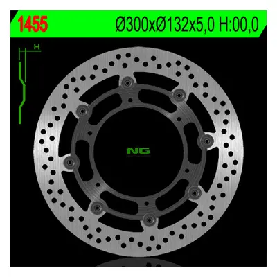 Brzdový kotouč NG Brakes NG1455 (NG brzdový kotouč přední YAMAHA WR 250X 08-12 (SUPERMOTO) (plov