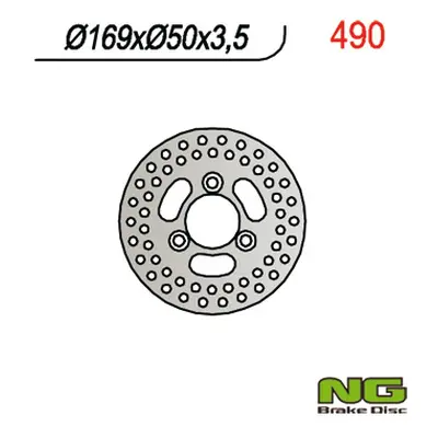 Brzdový kotouč NG Brakes NG490 (NG brzdový kotouč přední KAWASAKI KSF 250 96-01, KEF 300 01-02 (