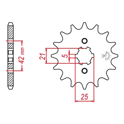 Ozubené kolo přední GROSSKOPF 56915G (JTF569.15, +1) (GROSSKOPF ozubené kolo přední 569 15 (JTF5