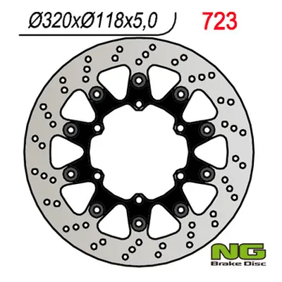 Brzdový kotouč NG Brakes NG723 (NG přední brzdový kotouč SUZUKI, YAMAHA SUPERMOTO (320X118X5))