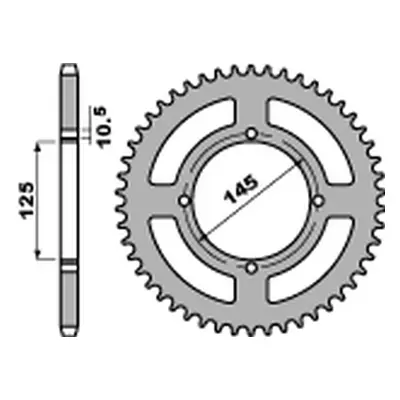 Rozeta PBR 85748C45 (JTR857.48) (PBR rozeta 857 48 C45 (JTR857.48) - podívejte se také na 458848