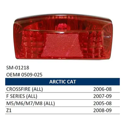 SPI 2024 světlomet zadní SNOW a ATV ARCTIC CAT (ALL modelS) 05-09 (sněžný skútr) (SM-01218) (SPI