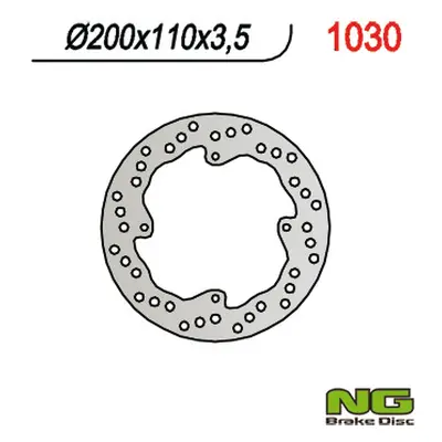 Brzdový kotouč NG Brakes NG1030 (NG brzdový kotouč zadní KTM 85 SX 03-15 (200X110X3,5)(4X6,5mm))