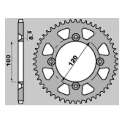 Brzdová páčka JR 74841JR (JR brzdová páčka SUZUKI LTR 450 QUAD 06)