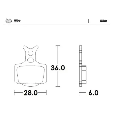 Brzdové destičky sintrované MOTO-MASTER 082821 (MOTO-MASTER brzdové destičky sintrované METAL EN