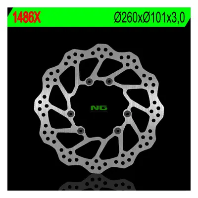 Brzdový kotouč NG Brakes NG1486X (NG brzdový kotouč přední HONDA CRF 250/450R 15-22 (260X101X3) 