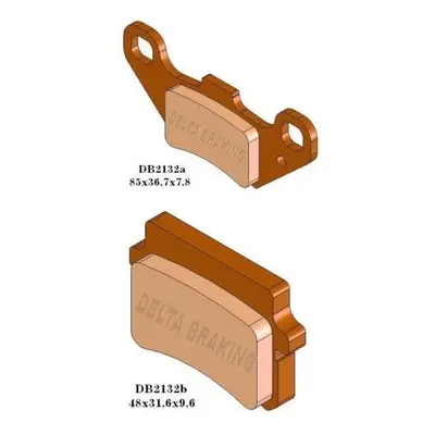 DELTA BRAKING KLOCKI HAMULCOWE KH416 - ZASTĘPUJĄ DB2132MX-D ORAZ DB2132QD-D (DB2132OR-D) (DELTA 