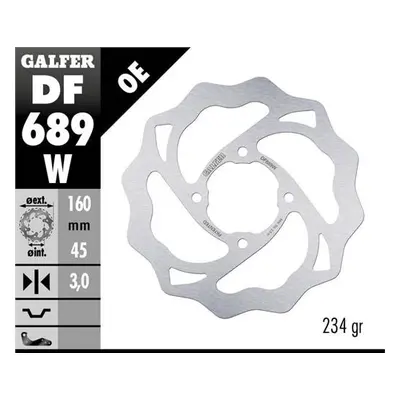 Brzdový kotouč zadní GALFER DF689W (GALFER brzdový kotouč zadní KTM 65 SX 98-22, GAS GAS MC 65 2