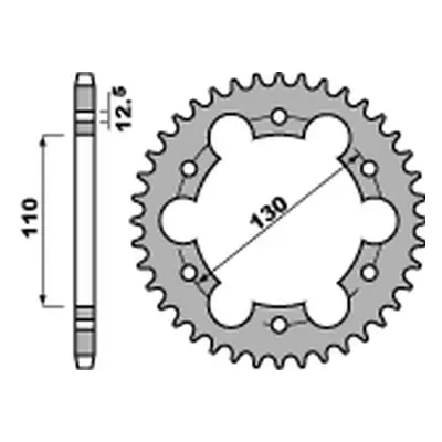 Rozeta PBR 440139C45 (JTR1420.39, STD.-1) (PBR rozeta 4401 39 C45 (JTR1420.39) (STD.-1))