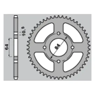 CHT rozeta 4302 39 SUZUKI LTZ 400, LTF 160 (2114-39) (JTR1826.40) (CHT rozeta 4302 39 SUZUKI LTZ