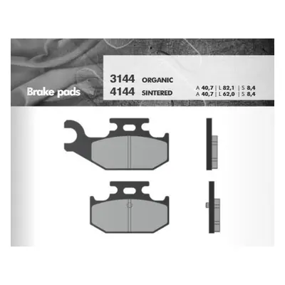 Brzdové destičky BRENTA BR3144 (BRENTA brzdové destičky KH428 (YFM700 RAPTOR 06-13 zadní) (FT 31