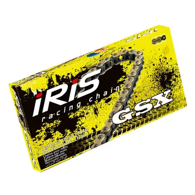 IRIS 428 GSX-116 hnací řetěz (116-článků) bez O-kroužků, rozpojený + spojka barva zlatá (IRIS428