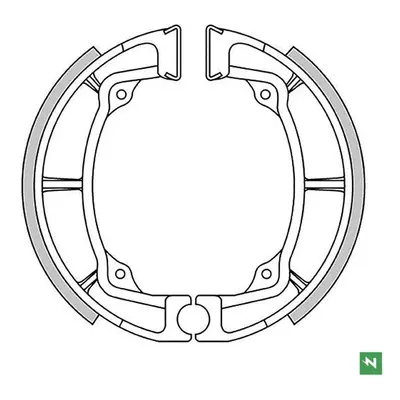 Brzdové čelisti - pakny přední NEWFREN GF1237 (NEWFREN brzdové čelisti - pakny přední KAWASAKI K