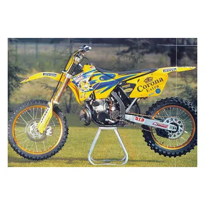 TECNOSEL (BLACKBIRD) sada samolepek (dýhy) + potah sedla SUZUKI RM 125/250 01-08, REPLICA TEAM S