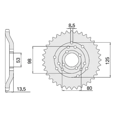 Rozeta CHT 433148K (2035-48) (CHT rozeta 4331 48 (2035-48))