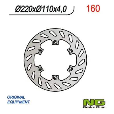 Brzdový kotouč NG Brakes NG160 (NG brzdový kotouč zadní APRILIA/ BETA (220X110X4))