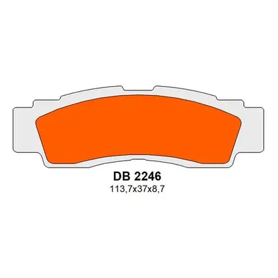 DELTA BRAKING KLOCKI HAMULCOWE KH676 PRZÓD YAMAHA YXF 1000R WOLVERINE 21-22, YXZ 1000R 16-22 (DB