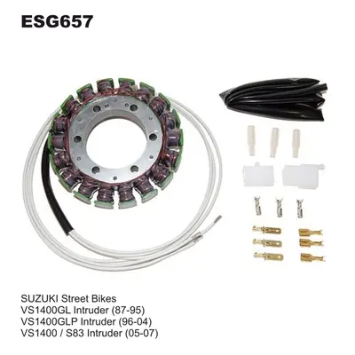 ELECTROSPORT vinutí alternátoru (stator) SUZUKI VS 1400 INTRUDER (87-07) (ESG657) (ELECTROSPORT 