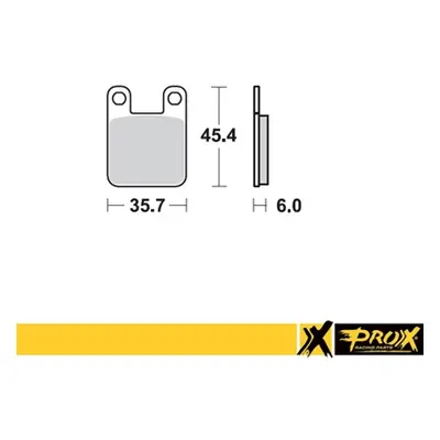 Brzdové destičky PROX 37.102102 (PROX brzdové destičky KH115 KTM SX 60/65 98-01 přední)