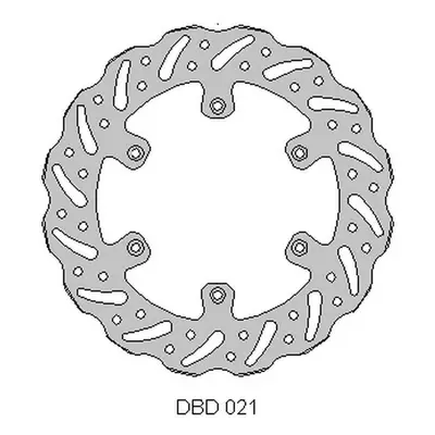 Přední brzdový kotouč DELTA BRAKING ONL_DBD021G (DELTA BRAKING přední brzdový kotouč SUZUKI RM 1