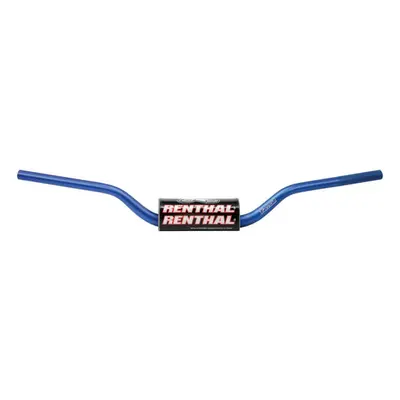 Řidítka RENTHAL 827-01-BU (RENTHAL řidítka 1,1/8 (28,6mm) MX FATBAR HANDLEBAR BLUE KTM HIGH PADD