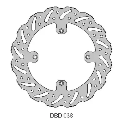 Brzdový kotouč přední DELTA BRAKING ONL_DBD038G (DELTA BRAKING brzdový kotouč přední HUSQVARNA C