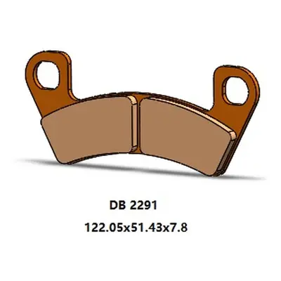 Brzdové destičky DELTA BRAKING DB2291OR-D (DELTA BRAKING brzdové destičky KH741 přední ARCTIC CA