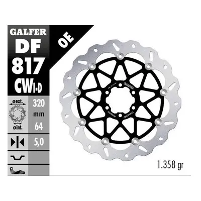 Brzdový kotouč přední GALFER DF817CWD (GALFER brzdový kotouč přední BMW HP 4 12-; S 1000R/RR 09-