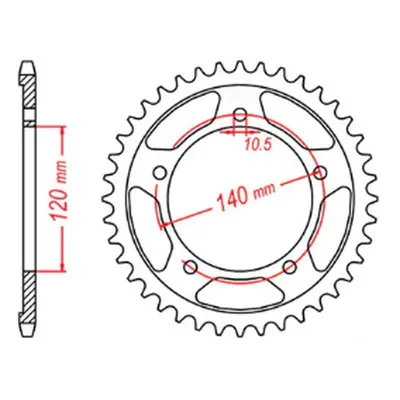 Rozeta MTX 11-35F-41 (-1, JTR1792.41) (MTX PARTS rozeta 4398 41 (-1) (JTR1792.41))