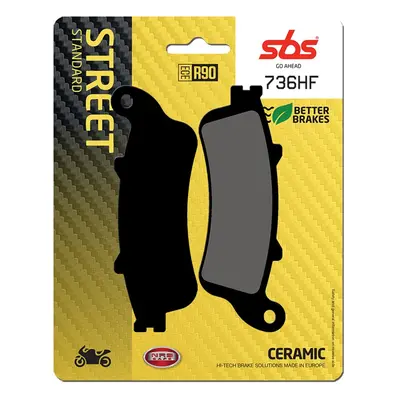 SBS brzdové destičky KH261 / KH281 STREET STANDART keramické barva černá HONDA CBR1000RR, XL1000