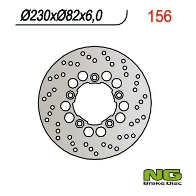 Brzdový kotouč NG Brakes NG156 (NG brzdový kotouč zadní KAWASAKI ZX6R (95-97), ZX 7R (96-03), ZX