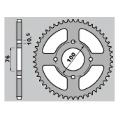 CHT prodej rozeta 4301 43 (430143) SUZUKI LT-E LTE 250/300/500 82-87, LTR LT-R 500 88-92, VL 250