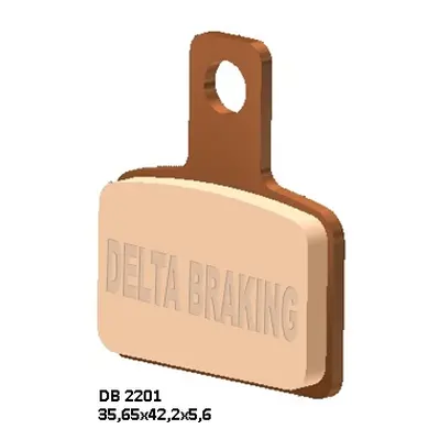 Brzdové destičky DELTA BRAKING DB2201OR-N (DELTA BRAKING brzdové destičky KH495 BETA TRIAL - nah